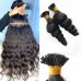 Human Hair I Tip Hair Extensions Loose Wave